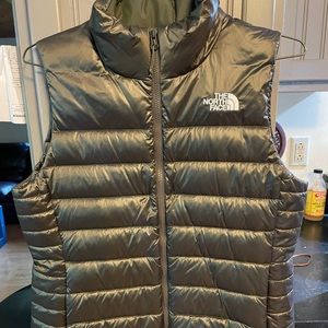 North Face Womens Aconcagua Vest New Taupe Green